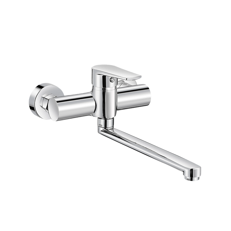Single-Handle Horizontal Kitchen Faucet