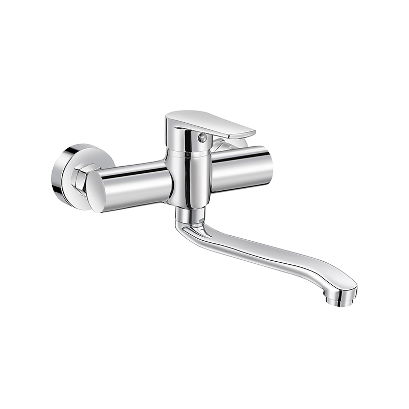 Single-Handle Horizontal Kitchen Faucet