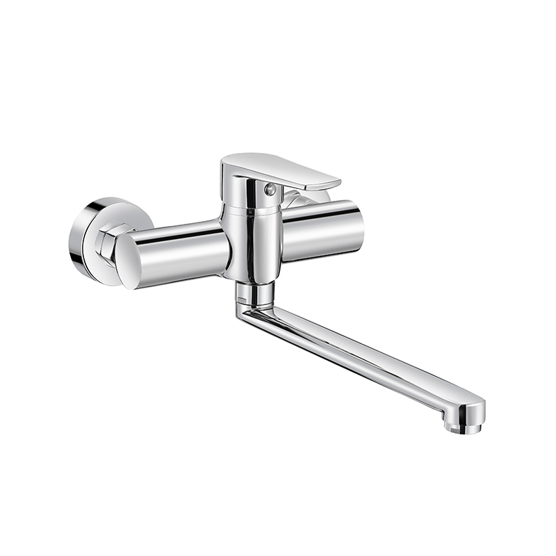Single-Handle Horizontal Kitchen Faucet