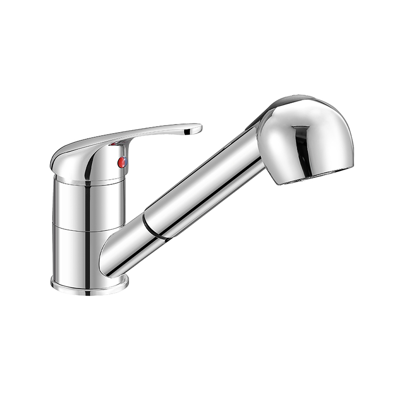 Single-Handle Vertical Kitchen Faucet