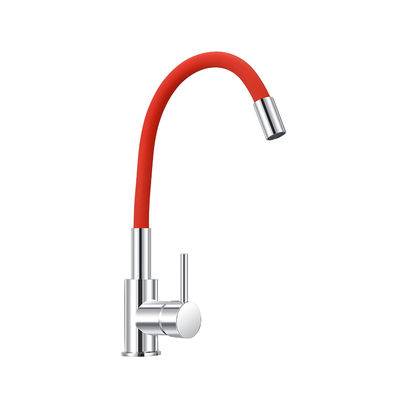 Single-Handle Vertical Kitchen Faucet