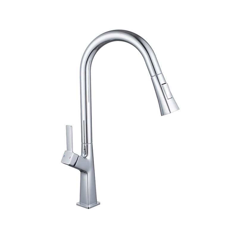 Single-Handle Vertical Kitchen Faucet