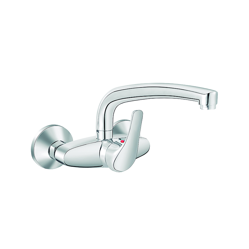 Single-Handle Horizontal Kitchen Faucet