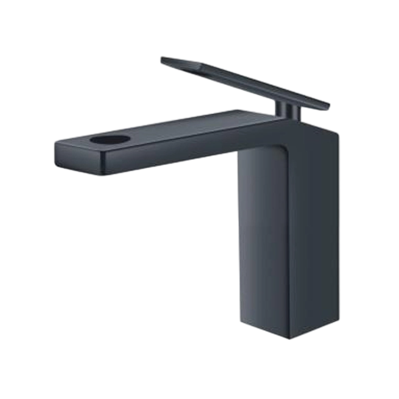 Slim Geometric Bathroom Washbasin Faucet