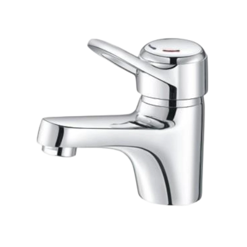 Lightweight Chrome-Plated Single-Handle Washbasin Faucet
