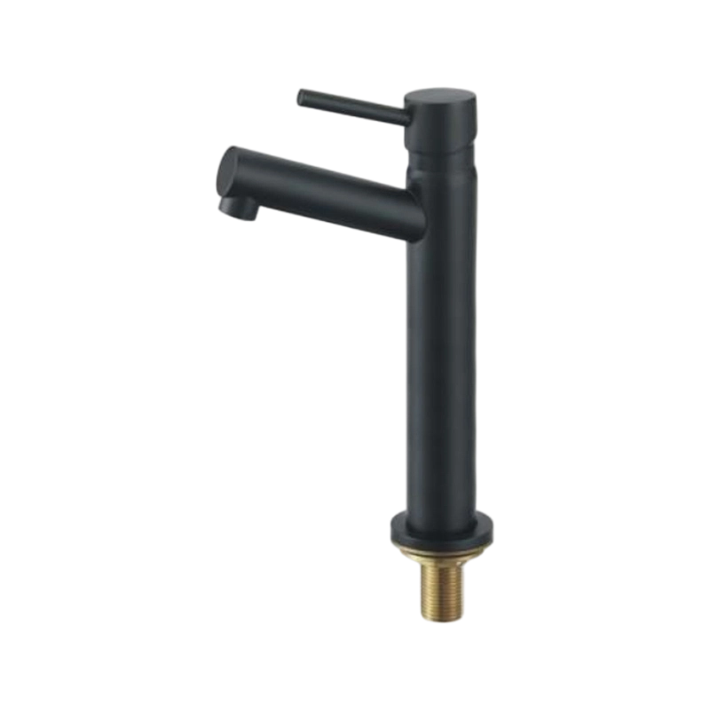 Welded Heightened Single-Cold Washbasin Faucet