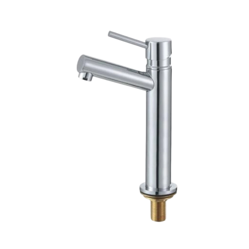 Welded Heightened Single-Cold Washbasin Faucet