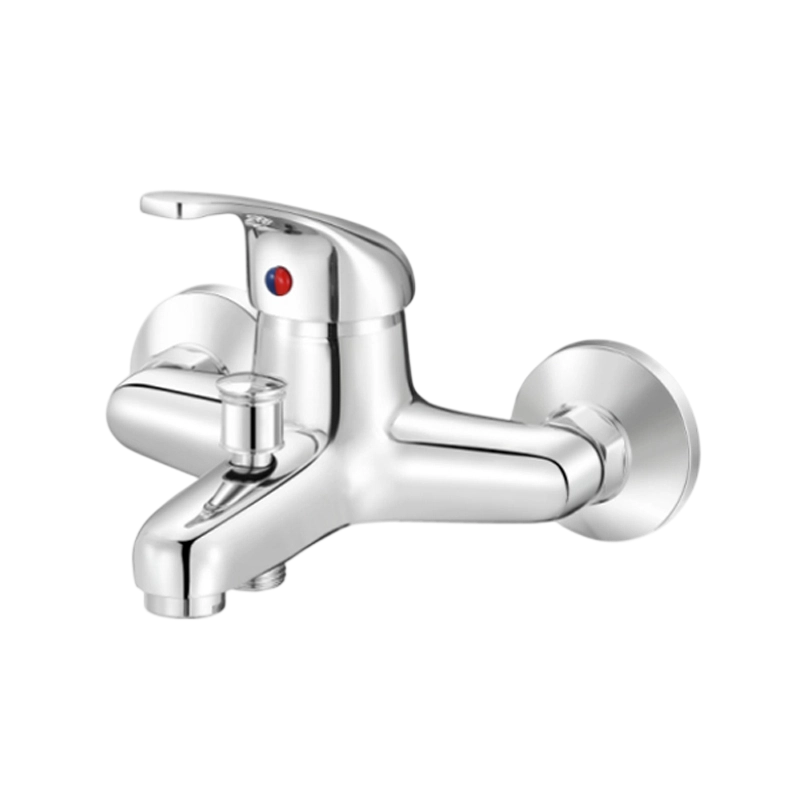Double-Hole Wall-Mounted Bathtub Filler