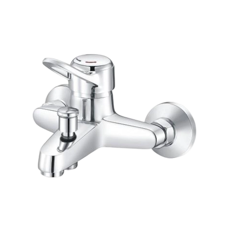 Heavy-Duty Brass Wall-Mounted Bathtub Faucet