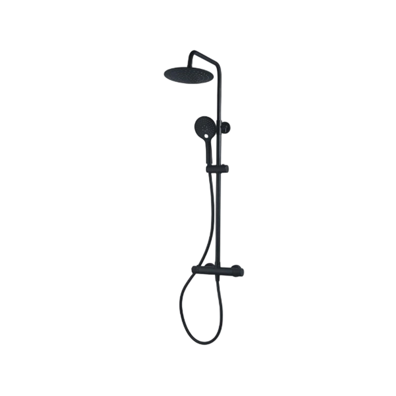 Dome-Shaped Thermostatic Elevated Shower Faucet