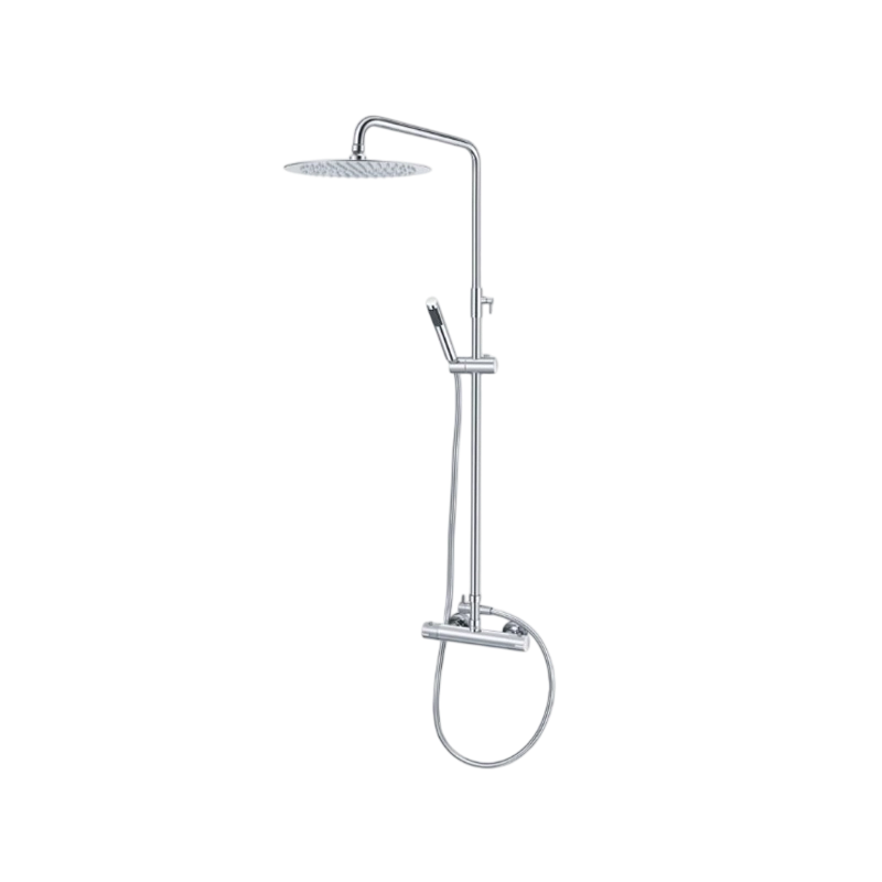 Curved Dome-Shaped Thermostatic Shower Faucet