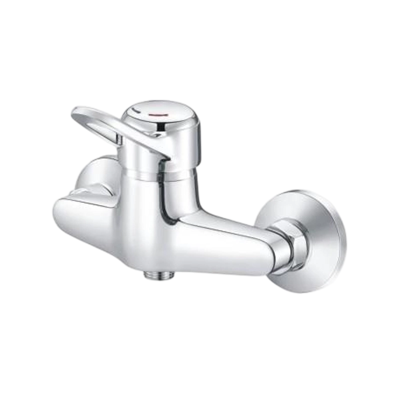 Wall-Mounted Chrome-Plated Single-Rod Shower Valve