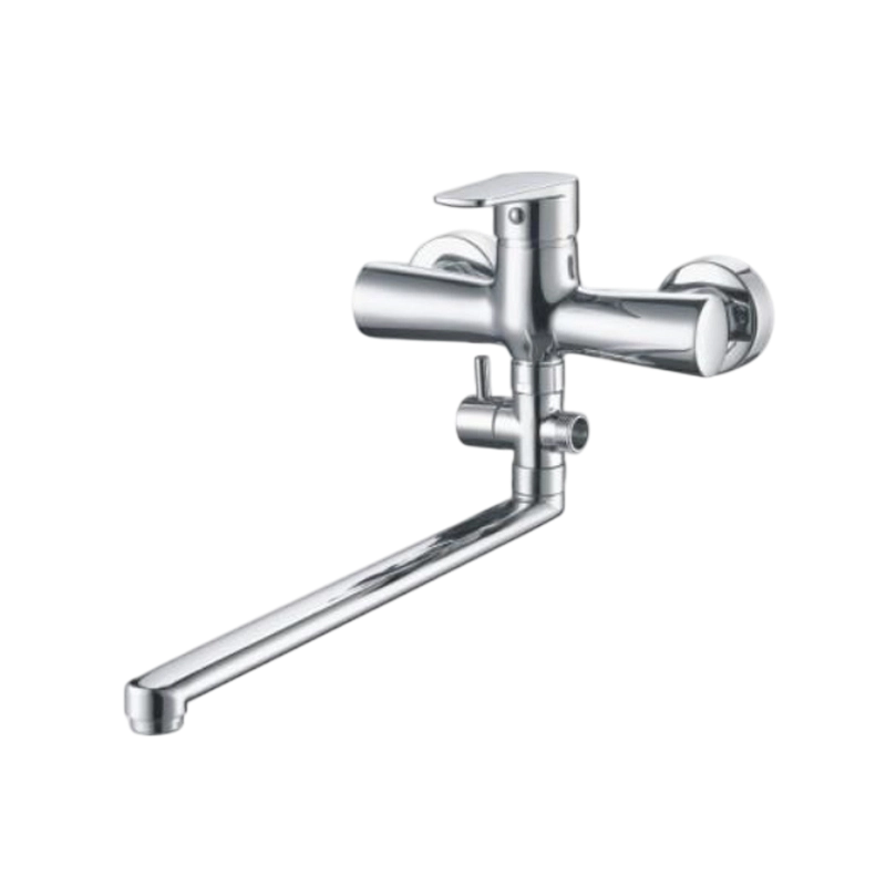 Wall-Mounted Bathtub Shower Faucet With Shower Head Set