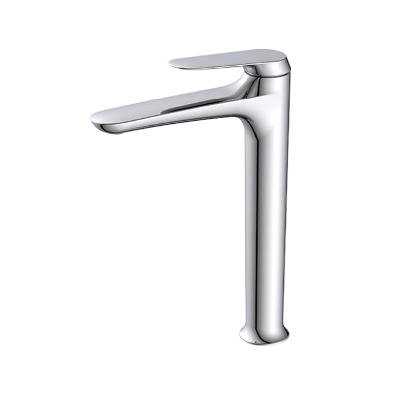 Single-Handle High-Mounted Brass Basin Faucet