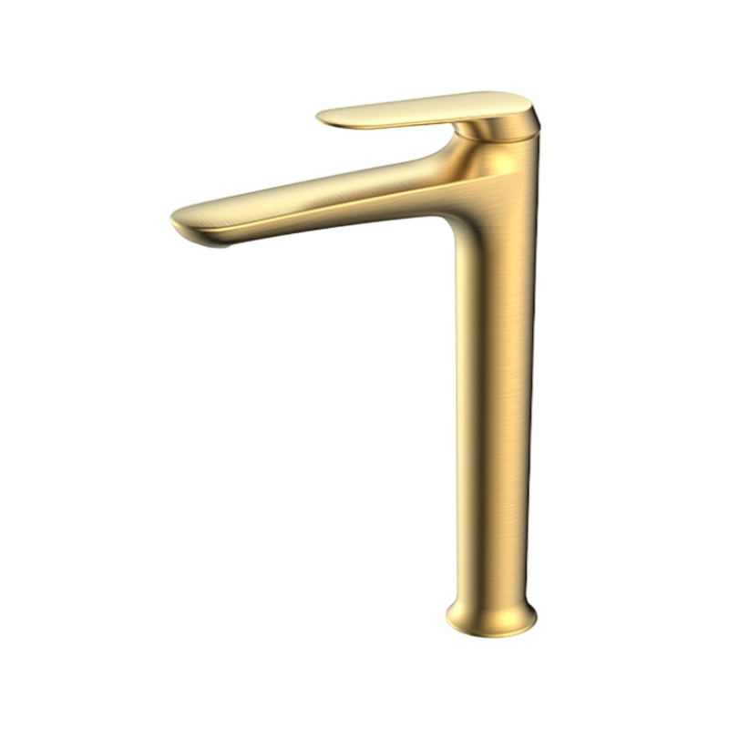 Single-Handle High-Mounted Brass Basin Faucet