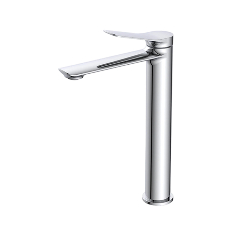 Single-Handle High-Mounted Brass Basin Faucet