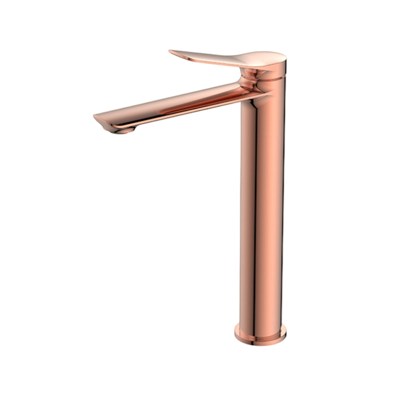 Single-Handle High-Mounted Brass Basin Faucet