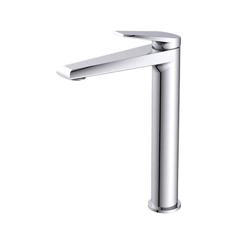 Single-Handle High-Mounted Brass Basin Faucet