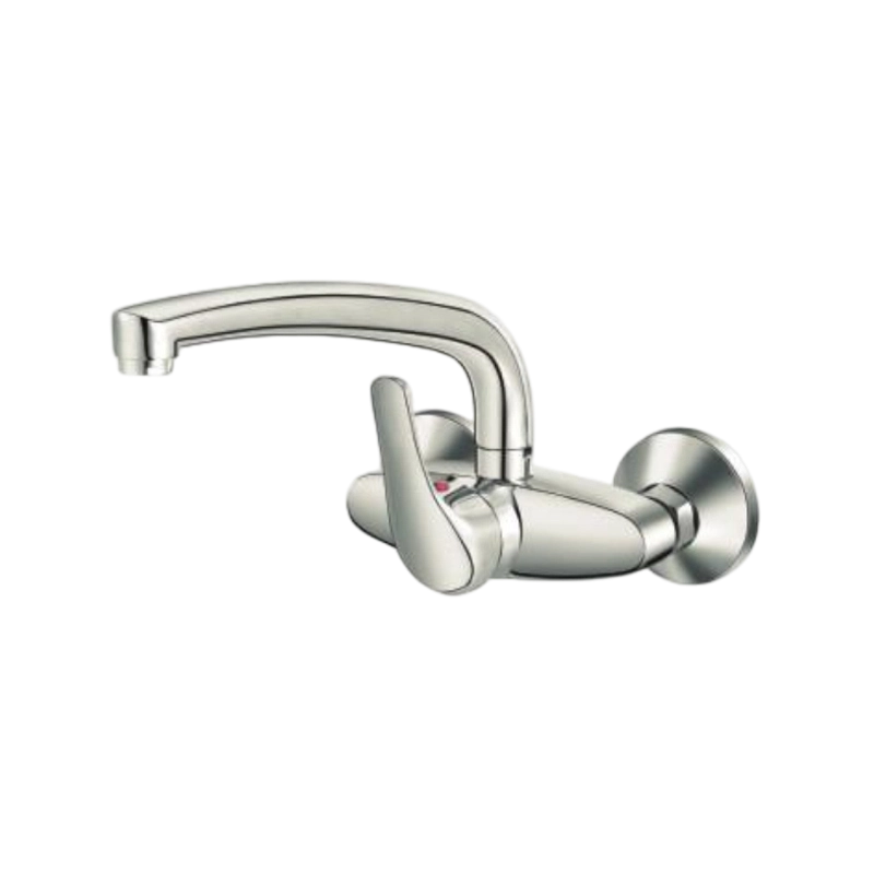 Long-Handled Wall-Mounted Kitchen Faucet