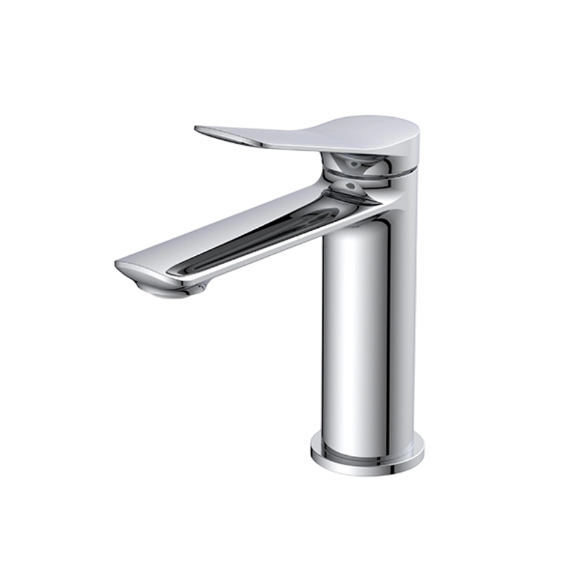 Streamlined Stainless Steel Mixed Basin Faucet