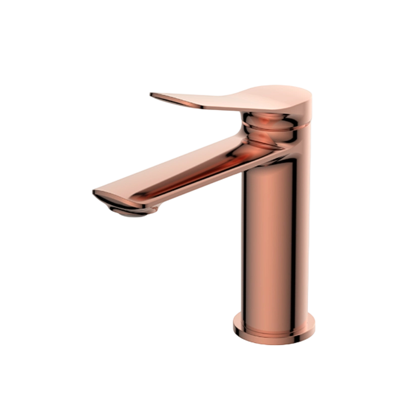 Single-Handle Streamlined Brass Mixed Basin Faucet