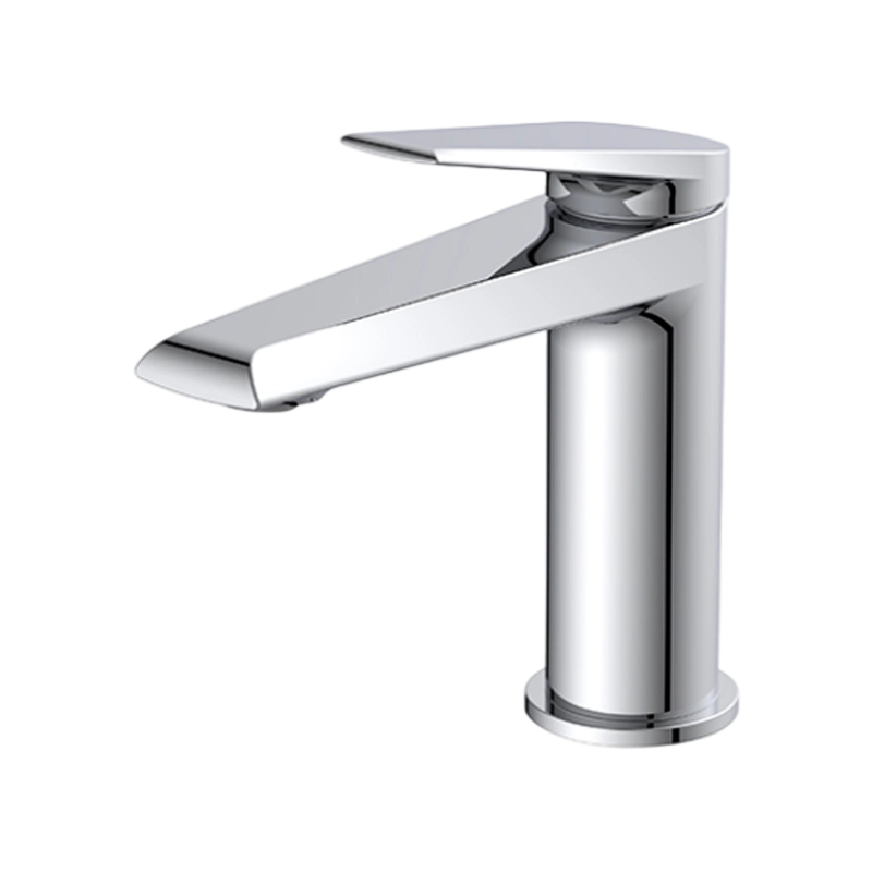 Single-Handle Streamlined Brass Mixed Basin Faucet