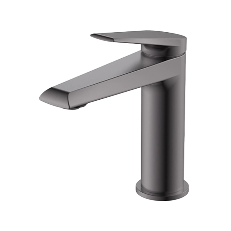 Single-Handle Streamlined Brass Mixed Basin Faucet