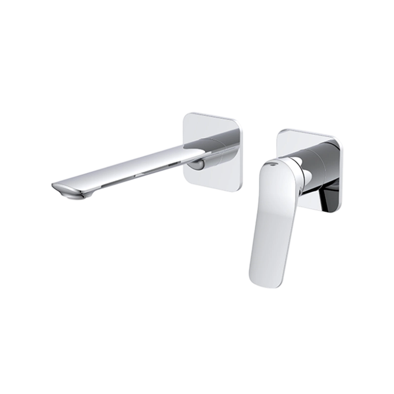 Wall-Mounted Brass Basin Faucet