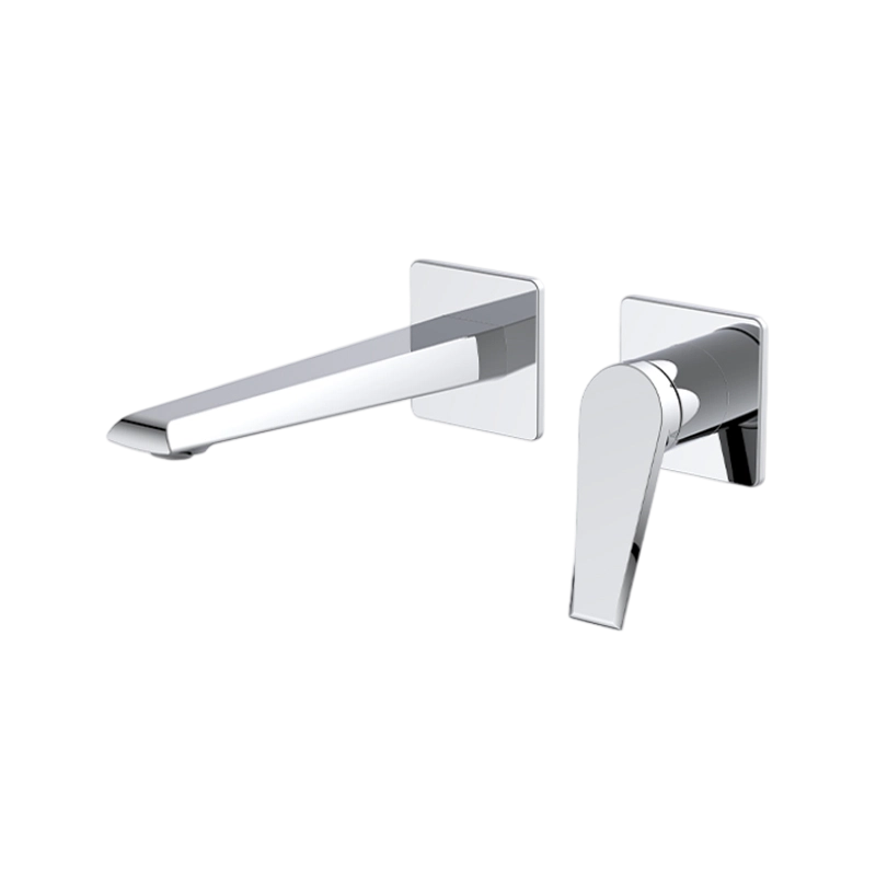 Wall-Mounted Brass Basin Faucet